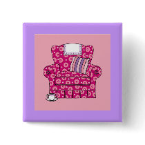 Cup of Tea Pink Chair buttons