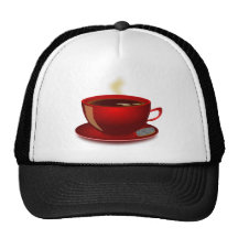 cup_of_tea_Vector_Clipart TEA COFFEE Red Mug Hats