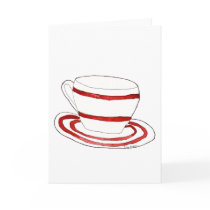 Cup & Saucer Cards by ginyhogan Cup & Saucer Cards