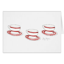 Cup & Saucer Cards by ginyhogan Cup & Saucer Cards