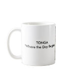 Cup,Tongan Dancers, "Where the Day Begins" mugs