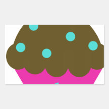 Cupcake 1st Birthday Stickers