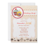 Cupcake 30th Birthday Party Invites