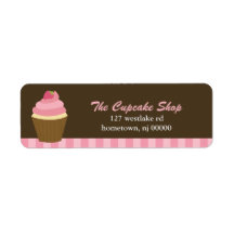 Cupcake Address Labels