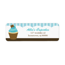 Cupcake Address Labels
