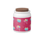 Cupcake and Balloons Pattern Candy Dish