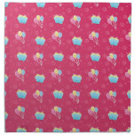 Cupcake and Balloons Pattern Napkin