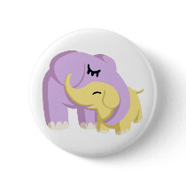 Cupcake and Butters the Elephants buttons by ButtermilkBiscuits Cupcake and Butters the Elephants buttons