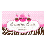 Cupcake and Cake Pops Bakery Business Cards