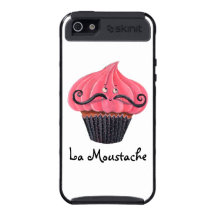 Cupcake and La Moustache iPhone 5 Cases