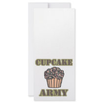 Cupcake Army Personalized Rack Card