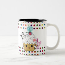 Cupcake Attack! Sugar Skulls Mug