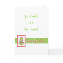 Cupcake Baby Shower Invitation cards