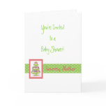Cupcake Baby Shower Invitation cards