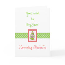 Cupcake Baby Shower Invitation cards