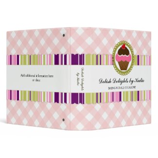 Cupcake 

Bakery 1.5 Inch Binder binder