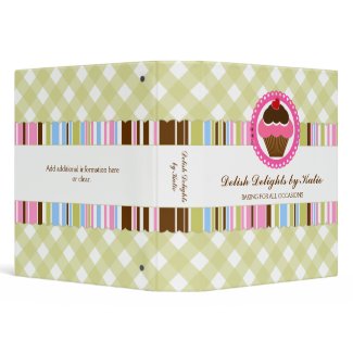 Cupcake 

Bakery 1.5 inch Binder binder
