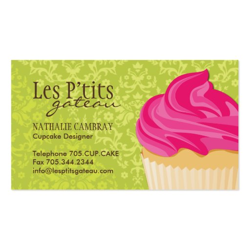 Cupcake Bakery Business Card