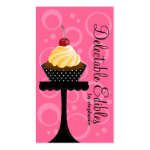 Cupcake Bakery Business Cards