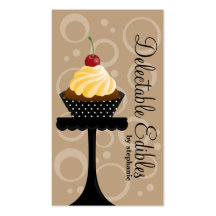 Cupcake Bakery Business Cards