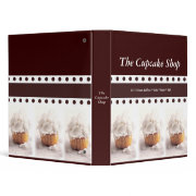 Cupcake Bakery Display Binder binder