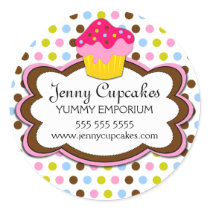 Cupcake Bakery Stickers