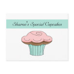Cupcake Baking Recipe Card Post Card