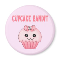 Cupcake Bandit magnets