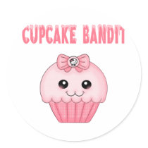 Cupcake Bandit stickers