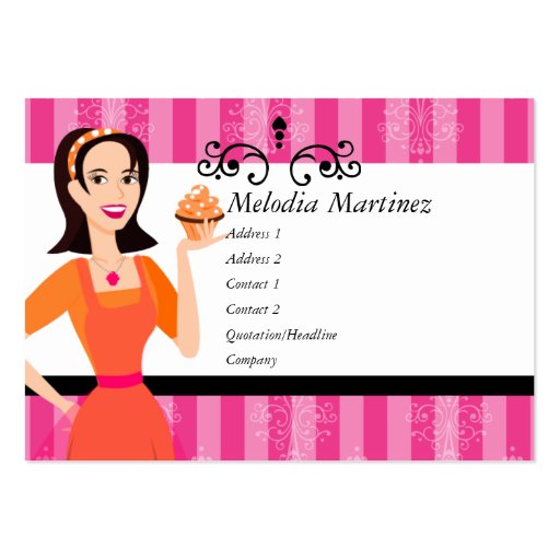 Cupcake Beauty Business Cards (front side)