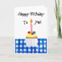 'Cupcake' Birthday Card card