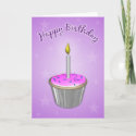 Cupcake Birthday Card card
