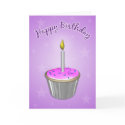Cupcake Birthday Card