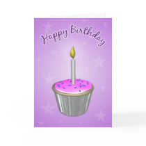 Cupcake Birthday Card by mariannegilliand Cupcake Birthday Card
