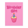 Cupcake Birthday Girl 2 Postcard