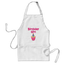 Cupcake Birthday Girl 5 aprons