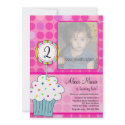 Cupcake Birthday invitations by babydio Cupcake Birthday invitations