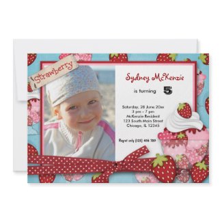 Cupcake Birthday invitation