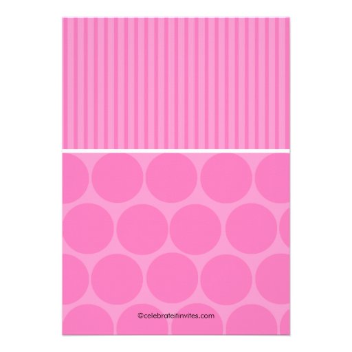 Cupcake Birthday Invitation 1st Birthday Pink