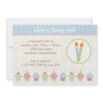 Cupcake Birthday Party Invitation
