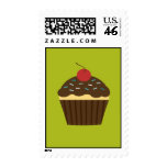 Cupcake Birthday Stamp - Lime stamps