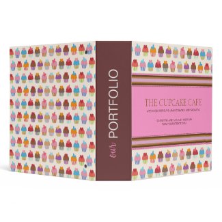 Cupcake Boutique Portfolio Binder binder