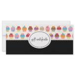 Cupcake Boutique Style Gift Certificates Rack Card Template