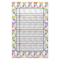 Cupcake Bun Rainbow stationery