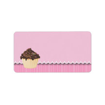 Cupcake Business Address Labels