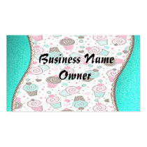 Cupcake business card business cards