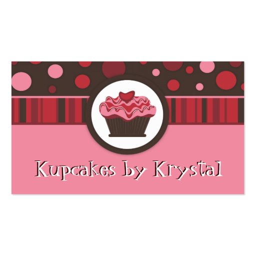 CUPCAKE BUSINESS CARD (front side)