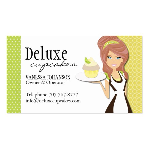 Cupcake Business Card (front side)