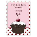 cupcake business Cards business cards