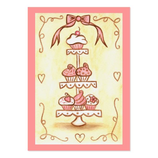 Cupcake Business Cards (front side)